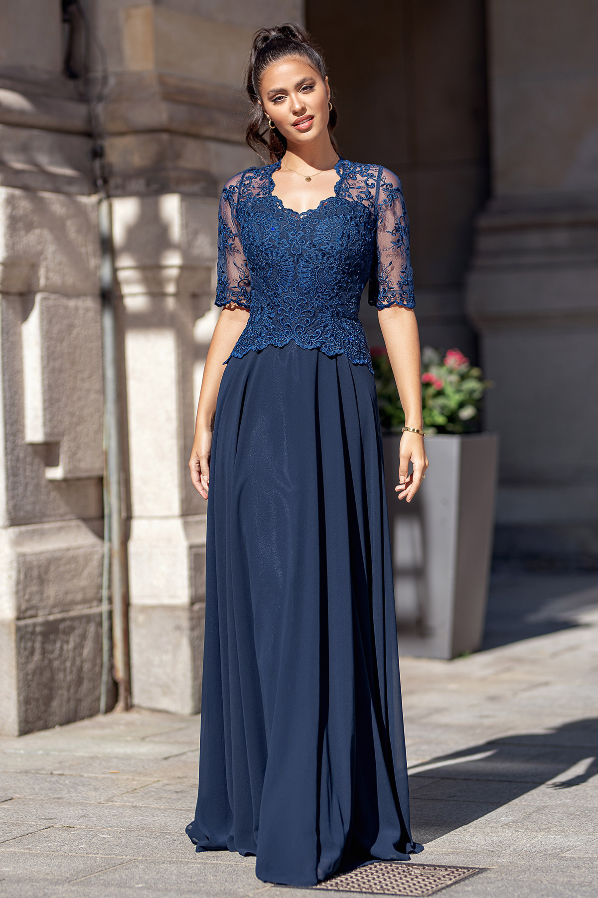 Abendkleid Camina (dunkelblau)