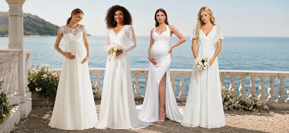 Hochzeitskleid schwanger - Tipps, Schnitte & Auswahl Zürich