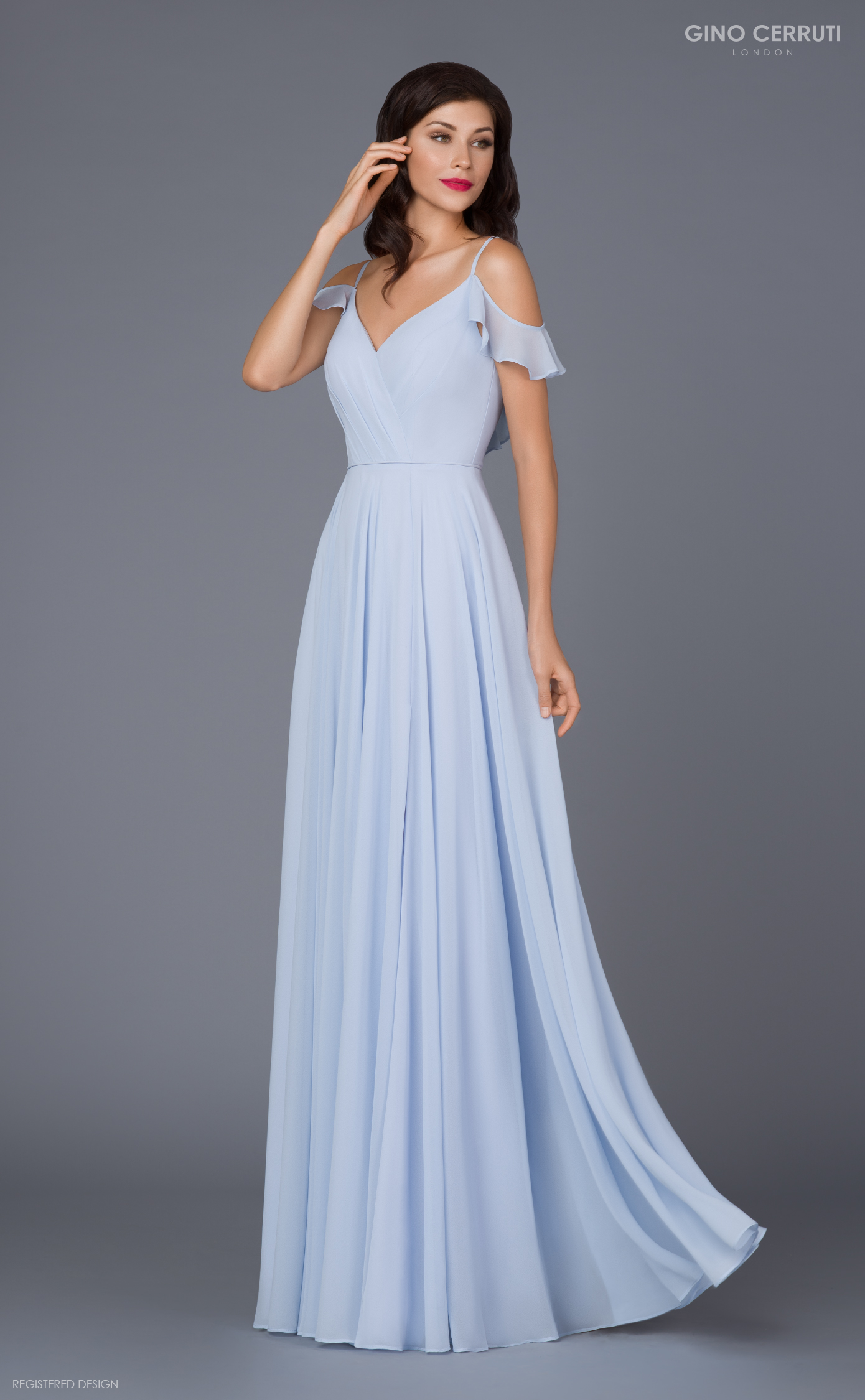 Abendkleid Leni (hellblau)