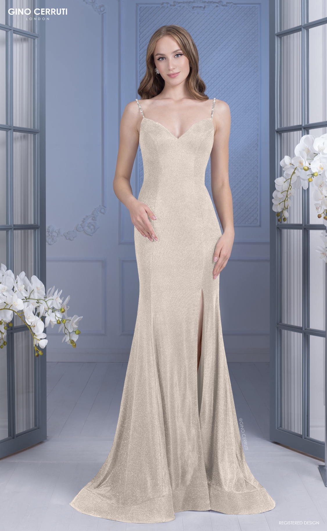 Abendkleid Mable (champagner)