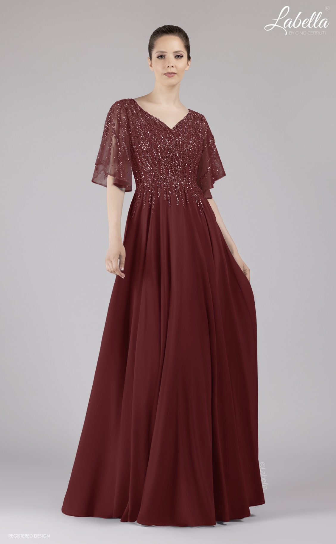 Abendkleid Giulia (bordeaux)