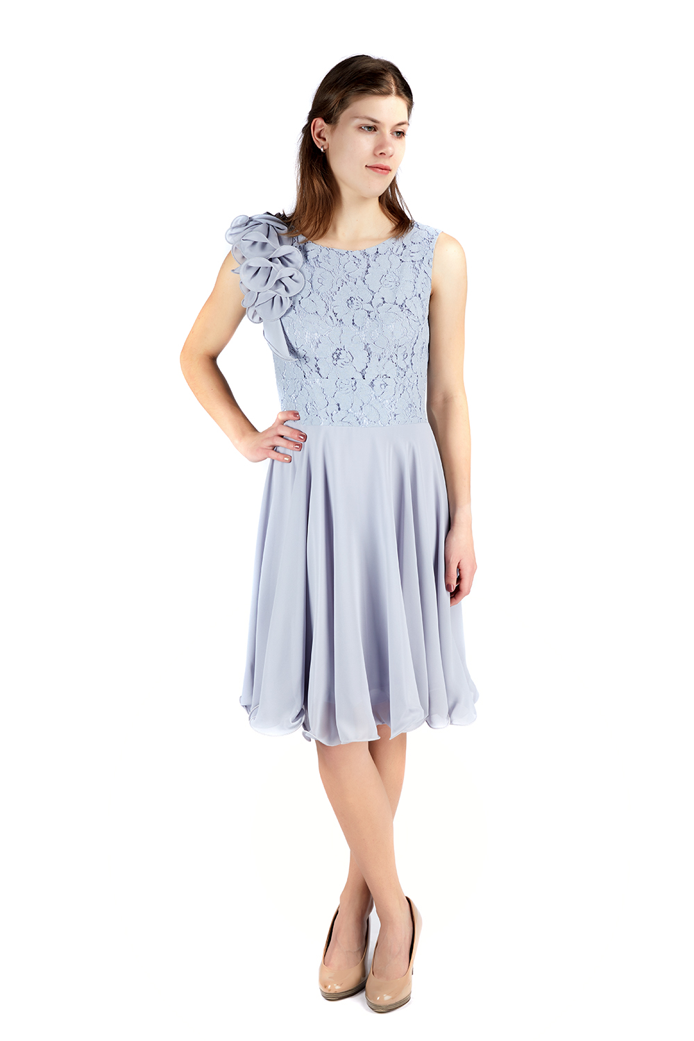 Cocktailkleid Florina (grau)