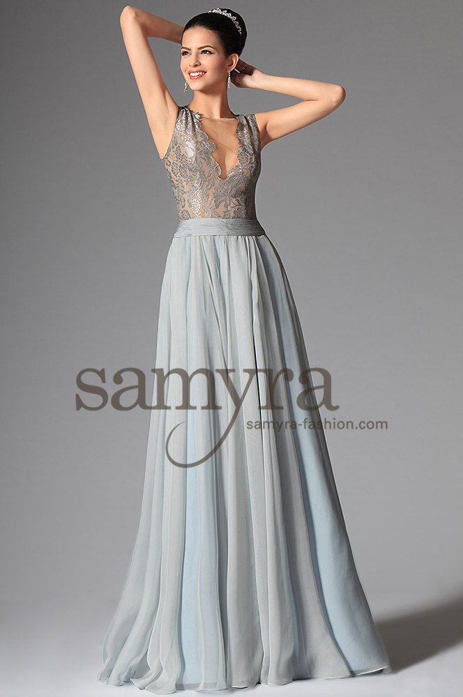 Dieses-Bild-zeigt-Abendkleid-Virginia-von-Samyra-Fashion_1 Abendkleid Virginia aus Spitzen (grau)