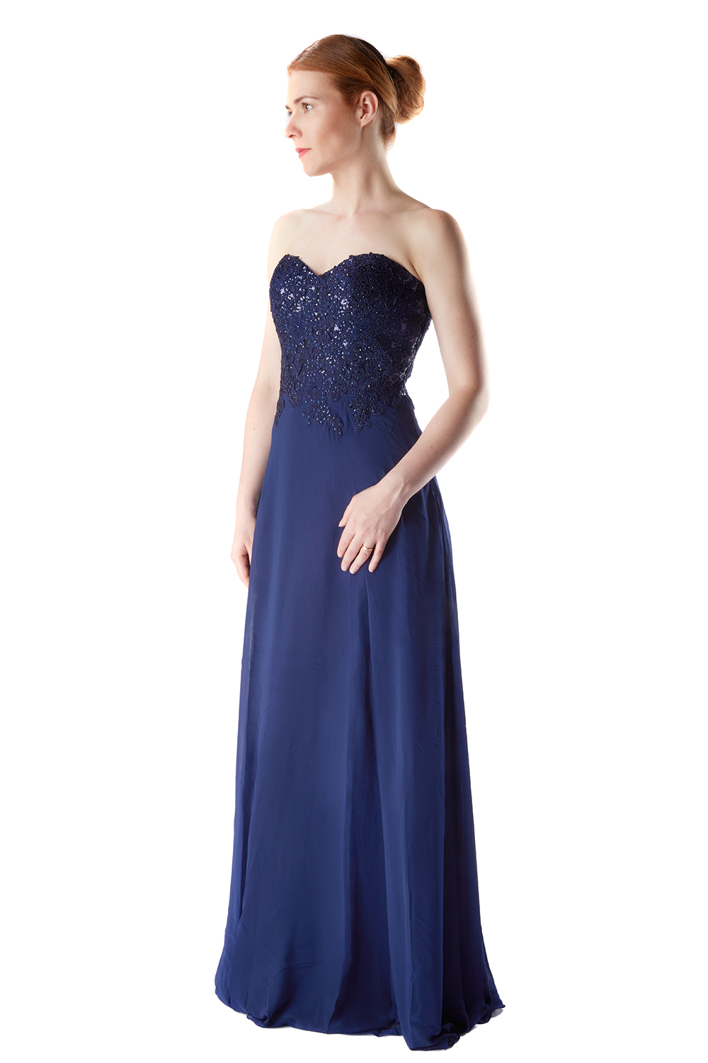 Abendkleid Sina (dunkelblau)