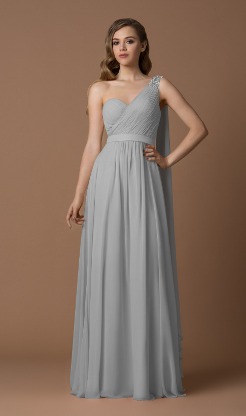 Abendkleid Basia (grau)