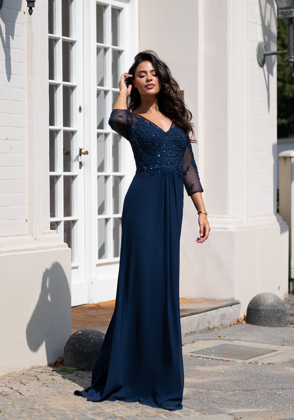 Abendkleid Cleo (dunkelblau)