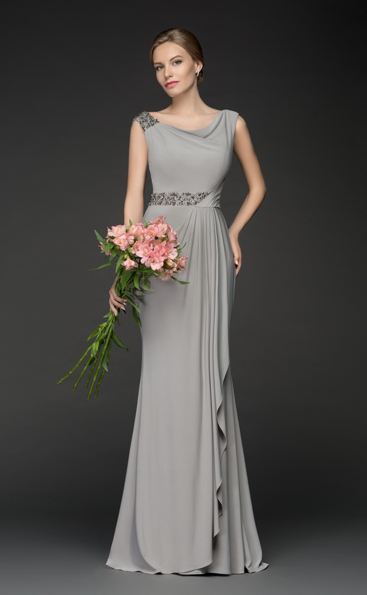 Abendkleid Gleda (grau)