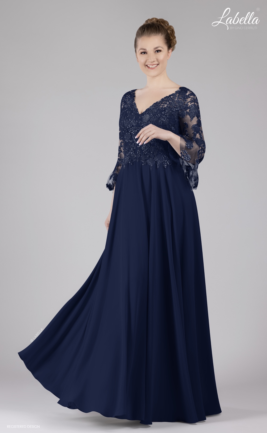 Abendkleid Marlies (dunkelblau)