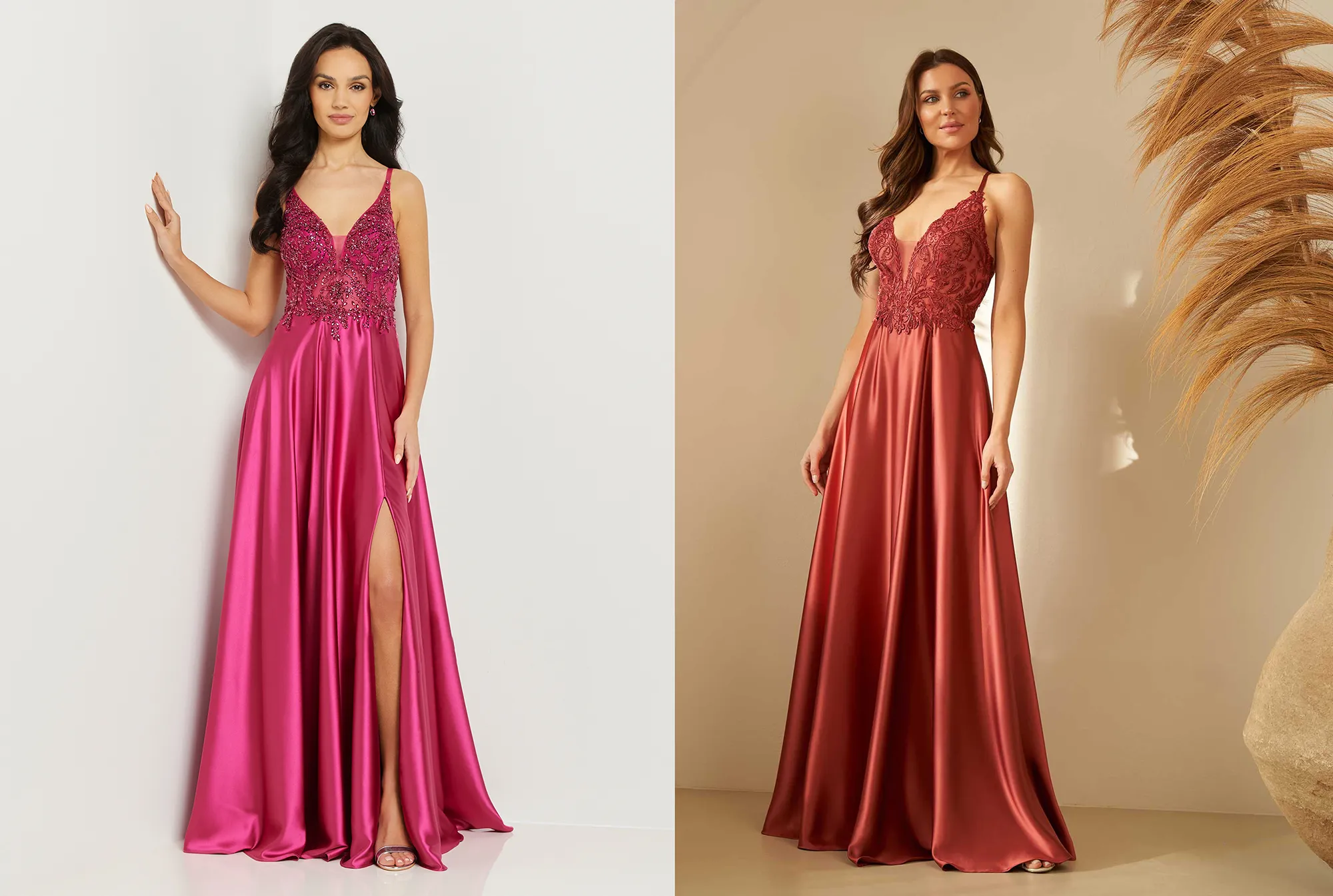 Frauen in Abendkleidern und Ballkleidern von Luxuar Fashion zu kaufen bei Samyra Fashion Zürich